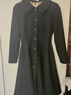 Alannah Hill Last Time Lover Dress Coat Black